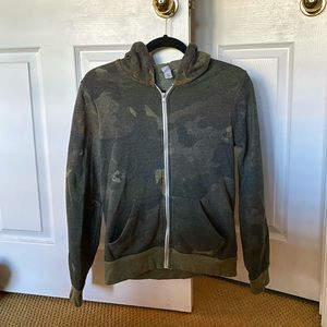 camo zip-up
